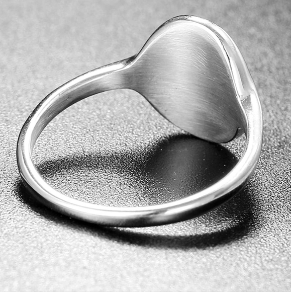 Stainless steel Sunflower ring - Picture 2 of 4